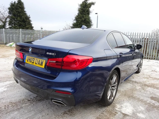 2019 19 Reg Bmw 5 Series 520I M Sport Auto Damaged Salvage