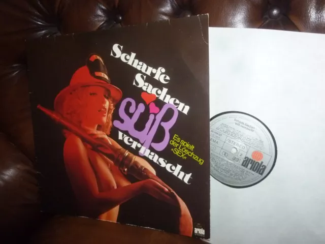 Löschzug SEX, Scharfe Sachen süß vernascht, Polka Ariola LP, 12" Sexy Nude Cover