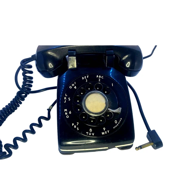 Vintage Mid-Century Western Electric C/D 500 Phone w/ 1/4-inch Tip / Ring Plug.