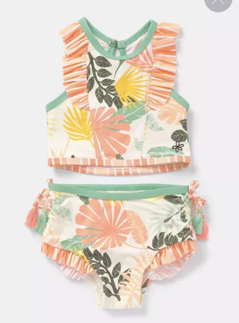 Girls Matilda Jane Dream Chasers On An Island Swimsuit Size 6 NEW In Bag
