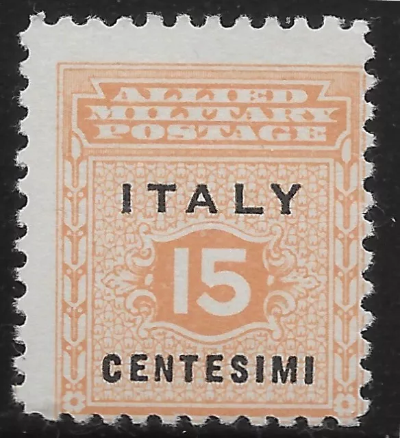 World war II Germany/Allied Military Occupation ITALY Rare stamp 15 L.MNH**OG VF