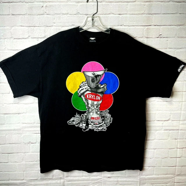 VTG TOP2BOTM KRYLON Graffiti Spray Paint TShirt Severe One Zodak