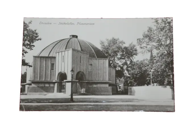 Repro-Foto-AK Altes Dresden Planetarium Stübelallee um 1910 neu