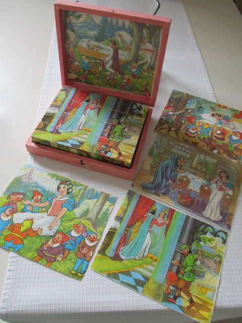 R.u.M. Toys Würfelpuzzle Aus Holz – 12-teilig, Handgefertigt, Für Kinder Ab 3 Jahren, Tiermotiv