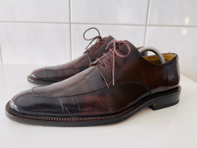 Melvin & Hamilton Herren Schuhe Schnürschuhe Leder Gr. 42 braun Business