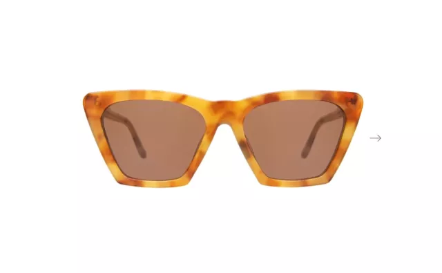 Illesteva Lisbon Sunglasses Amber/Brown