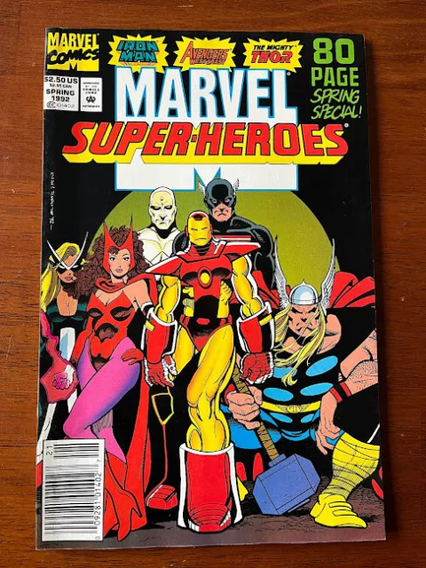Marvel Super-Heroes # 9 Vf 2Nd Series Newsstand Copy West Coast Avengers Thor