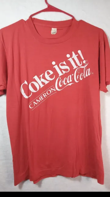 coke is it! Cameron Coca Cola size L