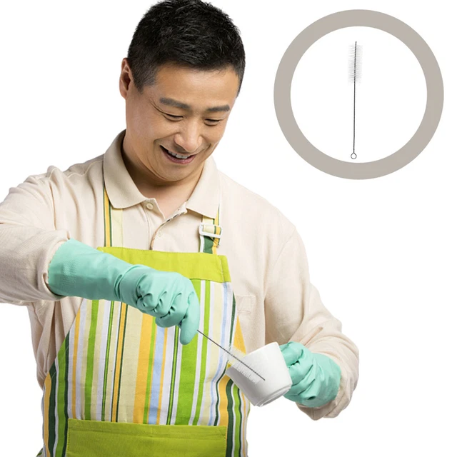 10 Pcs Spazzole Per Tubi Spazzola Per La Pulizia Pulitore Inossidabile Cannuccia