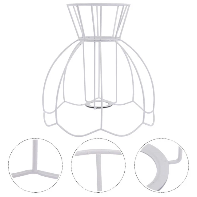 Applique Classico Ferro Battuto Bianco E Oro Con Paralume Bandolo 1 Luce - Foto 4