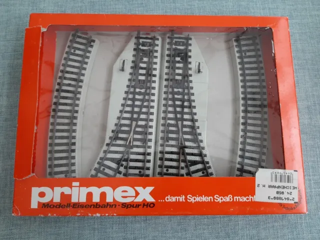 Marklin Primex 5033 Set  Including 2 X 5039 Turnouts And 2x 5046 Curves