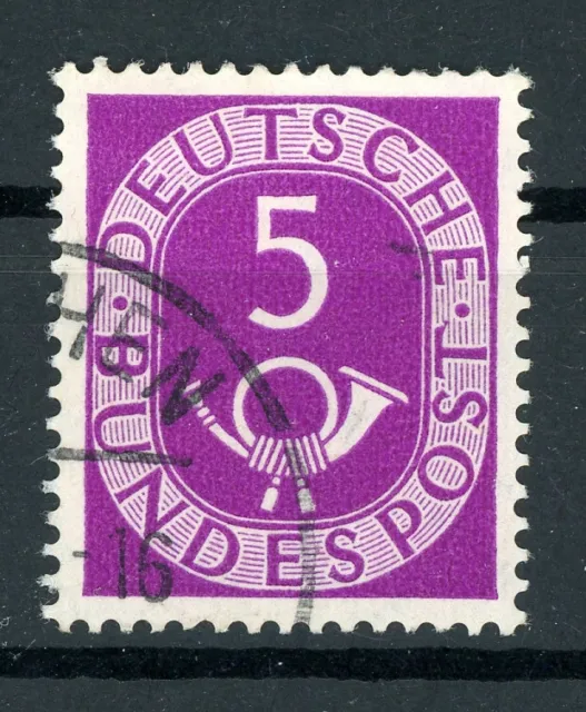 BRD: Mi.Nr. 125 III, gestempelt, mit Attest Dörrenbach, VP, Mi 400,- (446)