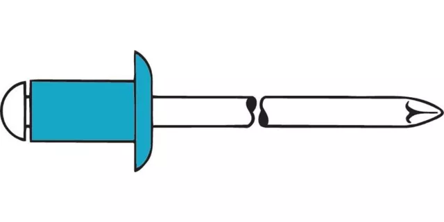 Gesipa Blindniet A2/VA Flachrundkopf 4 x 8mm