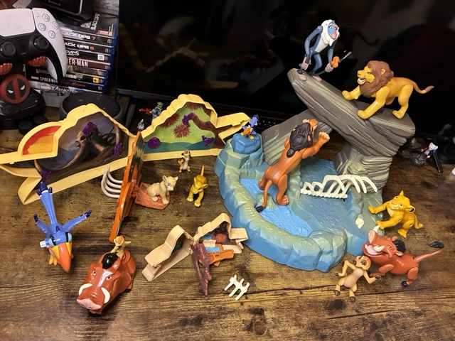 Il Re Leone - Cofanetto Con 10 Personaggi: Simba, Nala, Pumbaa, Timon, Mufasa, Scar E Altri, Giocattoli Per Bambini Dai 3 Anni, Modello LN08 - 3