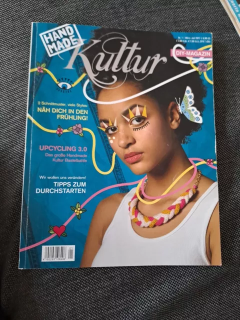 Handmade Kultur, DIY Magazin 1/2017 mit Schnittmuster