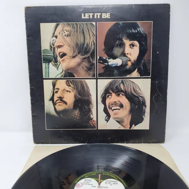 LP The Beatles – Let It Be 	Apple Records – 3 C064-04433Italy 1970 Original