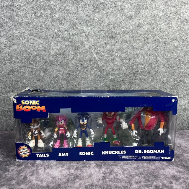 SONIC BOOM TOMY Articulated Figures Sonic Tails Knuckles Amy & Eggman ...
