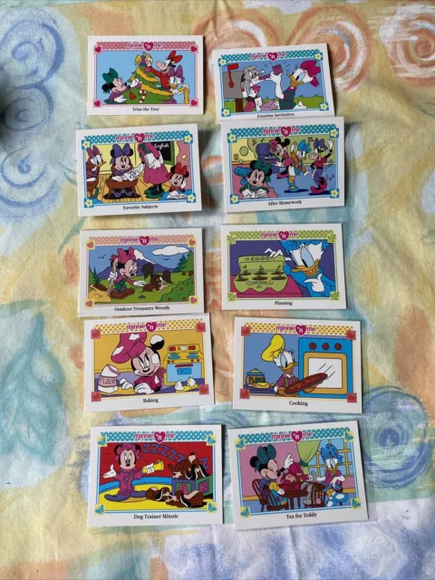 Lot of 8 Vintage Minnie 'n Me Trading Cards 90's The Walt Disney Company
