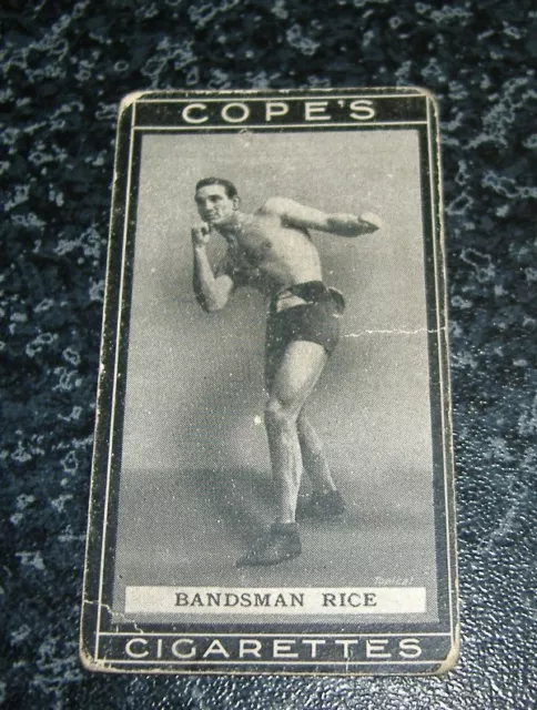 Cope Bros & Co - Boxers Card No1, Bandsman D. Rice