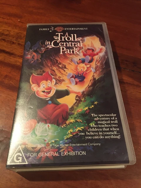 A Troll In Central Park 1994 Vhs A TROLL IN Central Park. VHS Video Tape 1994 Don Bluth Warner Bros New