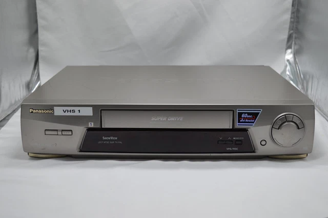 Magnétoscope Panasonic VHS - PAL/SECAM - Avec Péritel - Occasion