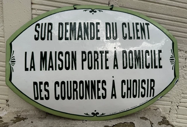 Ancienne Plaque émaillée Bombée – Publicité Lessive Vintage – Tchécoslovaquie URSS