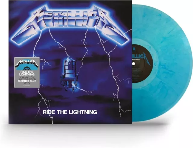 Metallica Ride The Lightning Electric Blue LP Vinyl New & Sealed