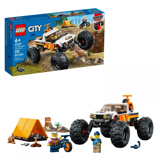Bâtiments lego City 60387 Voiture Auto Tout-Terrain Set Briques De Enfants
