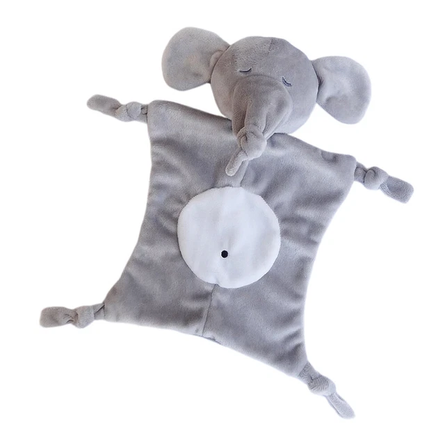 Asciugamano ciuccio 28 cm giocattolo a forma di elefante bambino peluche ciuccio bambino