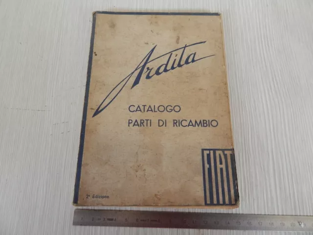 Original Spare Parts Catalogue Fiat Boldita 1934
