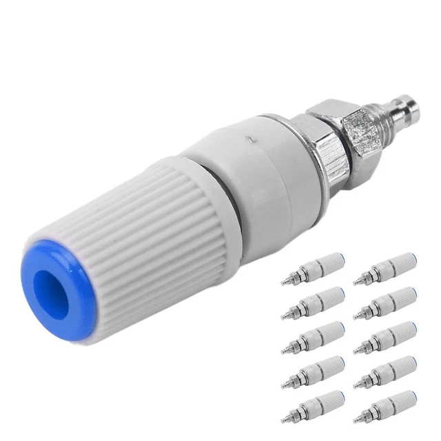 Hochwertiger vernickelter Bananenstecker Klemmenstecker für Lautsprecher