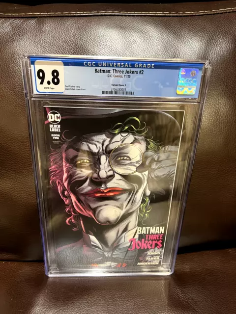 Batman Three Jokers #2 CGC 9.8 2020 DC Comics Jason Fabok Variant E Cover