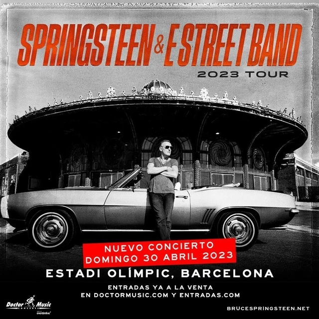Ticket - Bruce Springsteen - Barcelona - 30 April - Pista Trasera