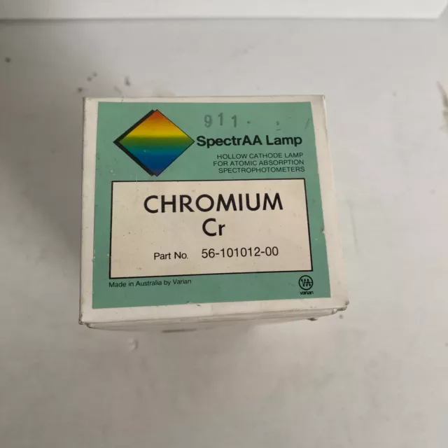 Varian SpectrAA hollow cathode lamp Chromium Cr 56-101012-00 - Neon Filler Gas