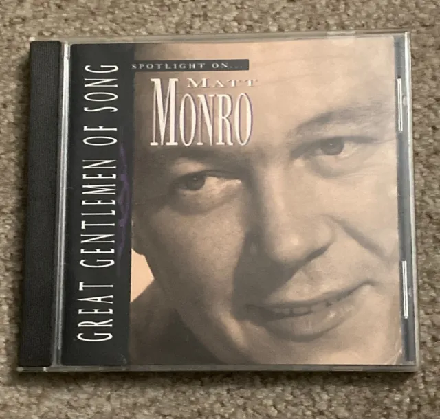 ⭐ USED CD ⭐ Spotlighton MATT MONRO Great Gentlemen of Song (1995 Capitol) album