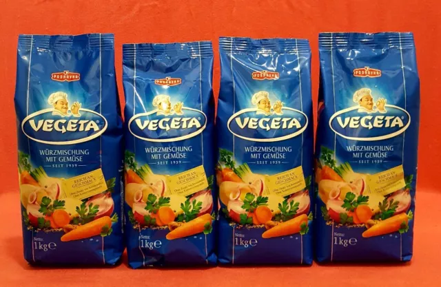 4 X 1000 g mélange d'épices Vegeta avec légumes épice soupe épice