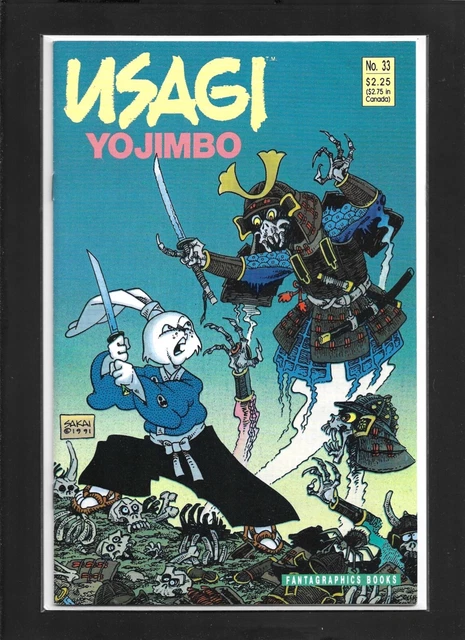Usagi Yojimbo #33 (1992): Fantagraphics Books! Stan Sakai! TMNT! NM- (9.2)!