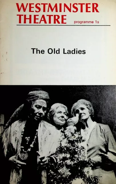 The Old Ladies Westminster Theatre vintage programme 1969 Flora Robson