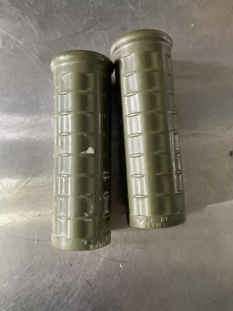 Harley Davidson NOS Grips Grip Waffle Plastic Knucklehead WLC XA UL Panhead Harley Davidson NOS Grips Grip Waffle Plastic Knucklehead WLC XA UL Panhead