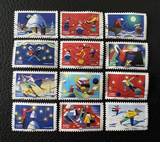Carnet de 12 timbres - France Terre de tourisme - Habitats typiques -  Lettre Verte - La Poste