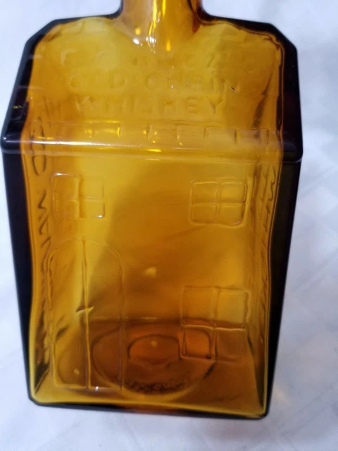 Amber Glass EC BOOZ OLD CABIN WHISKEY BOTTLE Repro Example