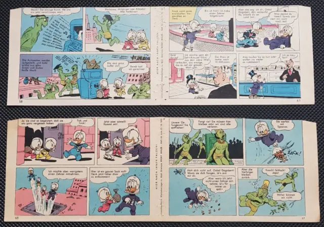 Micky Maus - 2x Comic-Streifen - Nr.43/1961 - ehapa-Verlag