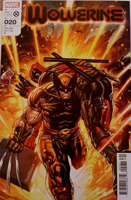 Wolverine (#20) Kirkham Teaser Retailer Incentive (1:25) Variant Cover (2022) Nm