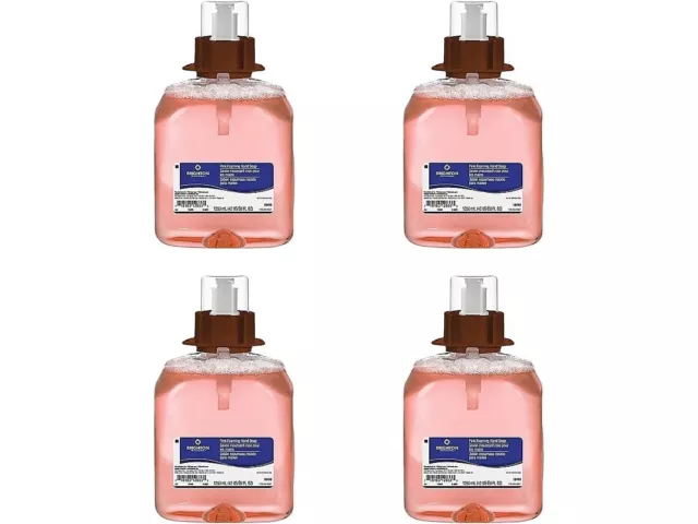4x Brighton BPR59206 Pink Foaming Hand Soap 1250 ml Dispenser Refills