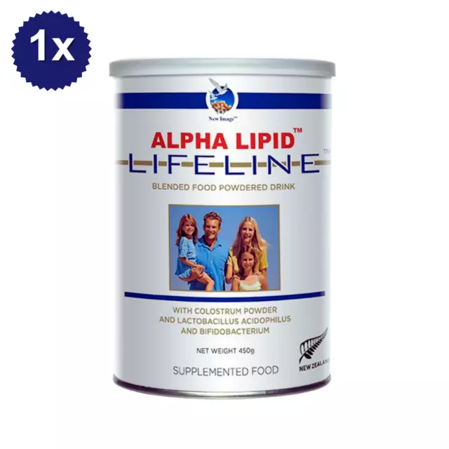 Alpha Lipid Lifeline Colostrum Milk Powdered Drink 450g FREE Shipping