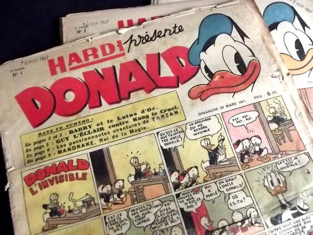 Journal Vintage DONALD (Hardi Présente) 1ère Année N°34 - 1948