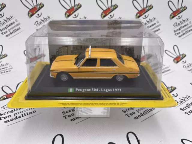 Die Cast " Peugeot 504 Lagos 1977 " 1/43 Taxi CENTAURIA