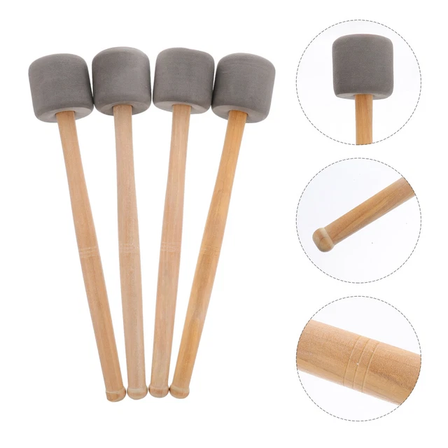 4 pz bacchette in schiuma basso legno schiumoso mazze martello grigio martello
