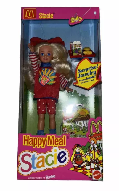 Vintage McDonald's Happy Meal Stacie Barbie 1993 Mattel #11474 NIB New