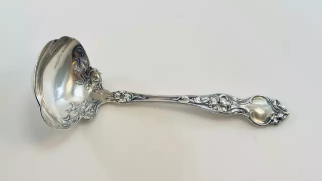 Wallace Violet Sterling Silver Gravy Ladle - 7 1/4" - No Monograms